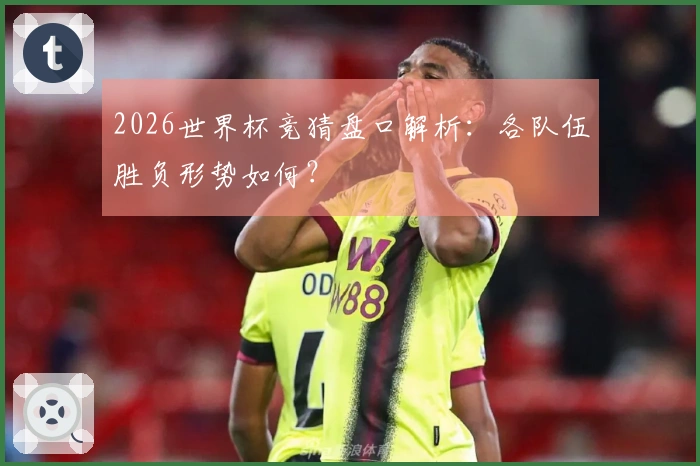 2026世界杯竞猜盘口解析：各队伍胜负形势如何？